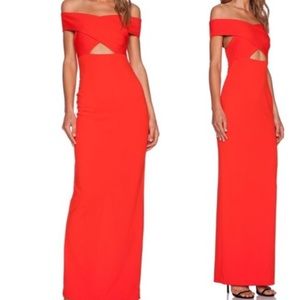 Solace London Red Gown